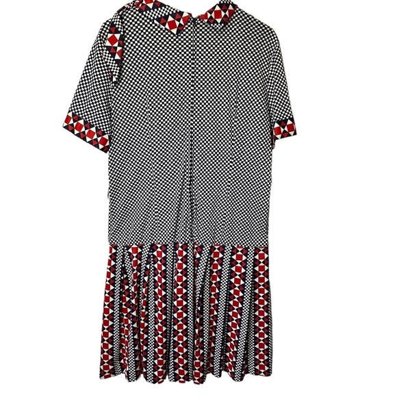 Lorac‎ Original Vintage 1970s 1980s Union Made Blue White Gingham Plaid Necktie - Picture 10 of 16